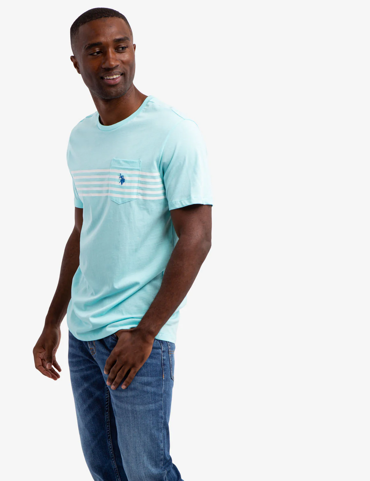 CHEST STRIPE POCKET JERSEY T-SHIRT - Image 8
