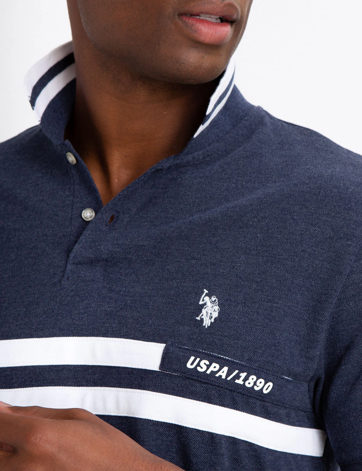 RUBBER DETAIL POLO SHIRT - Image 7