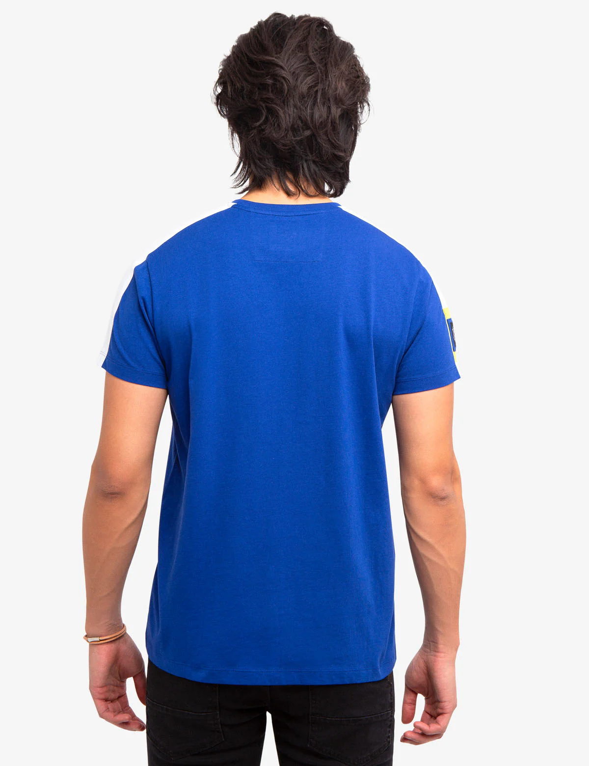 BLACK MALLET CHEST STRIPE T-SHIRT - Image 4