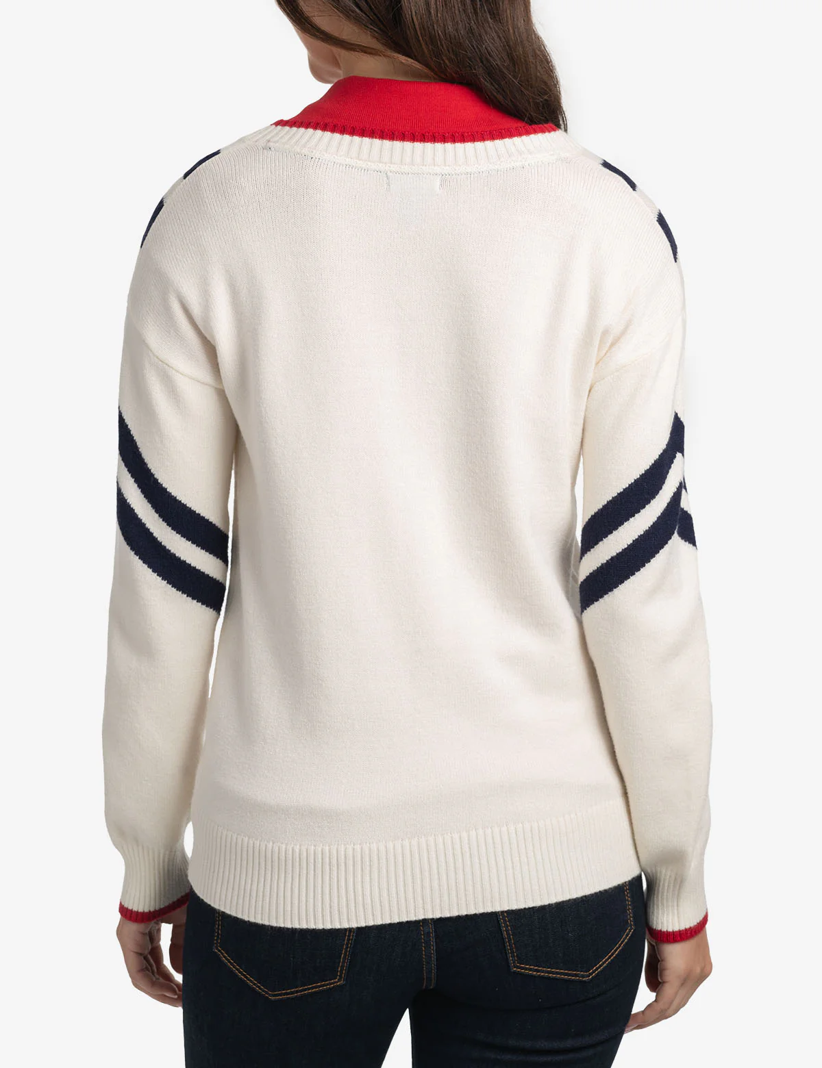 CHEVRON V-NECK SWEATER - Image 4