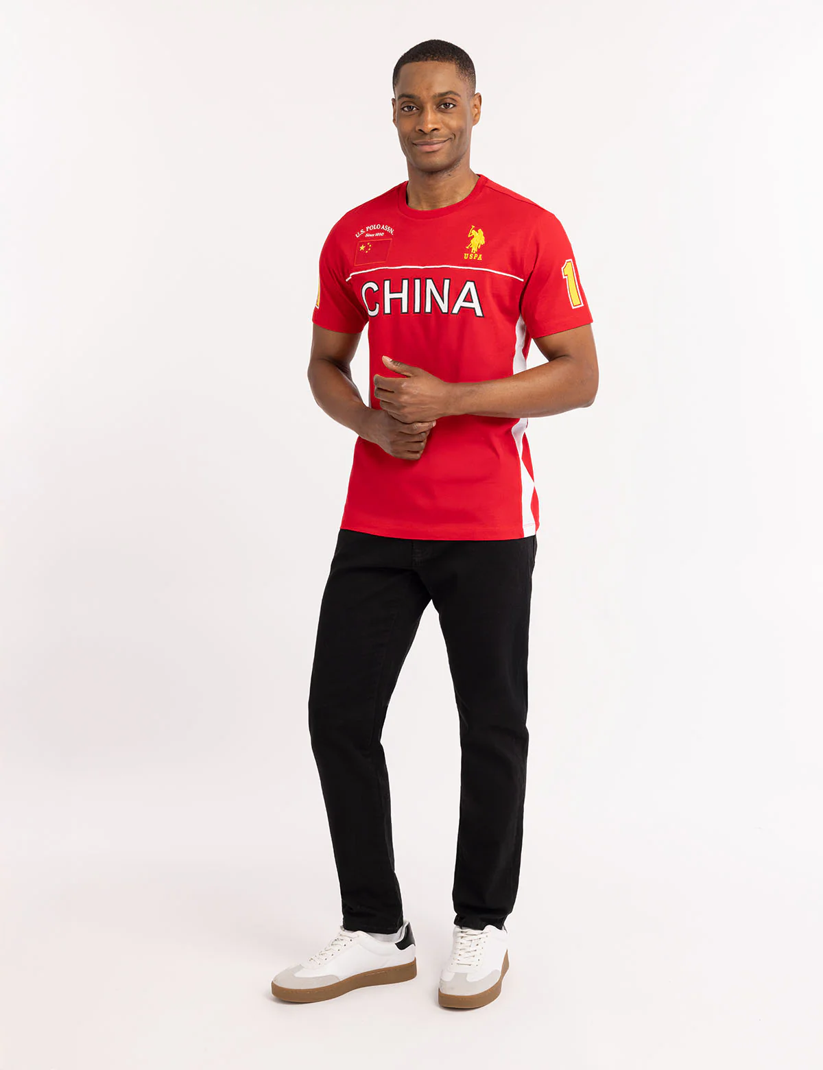 CHINA COLOR BLOCK JERSEY T-SHIRT - Image 2