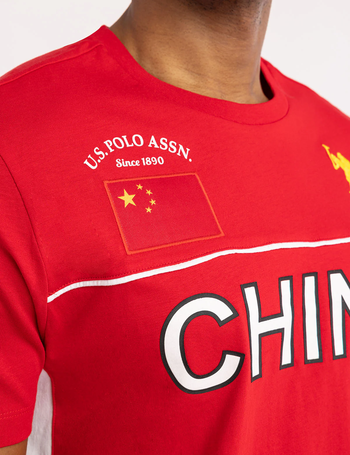 CHINA COLOR BLOCK JERSEY T-SHIRT - Image 4
