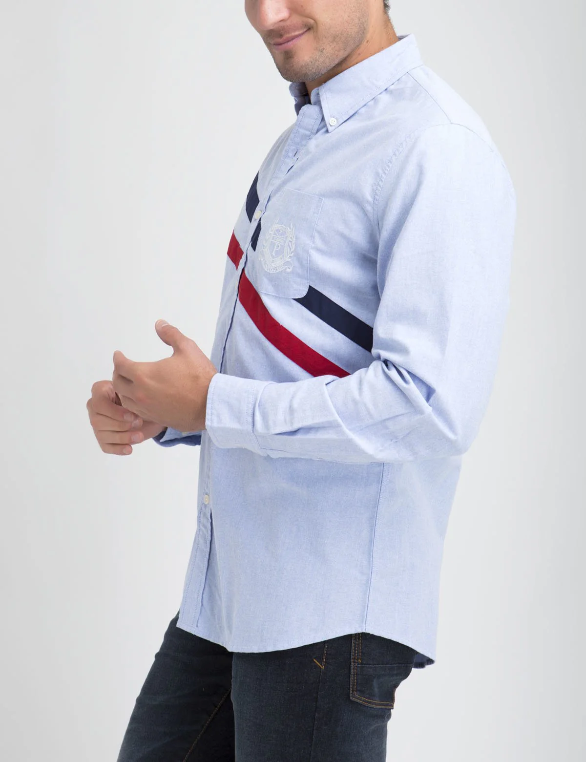 CLASSIC FIT DIAGONAL SHIRT IN OXFORD - Image 8