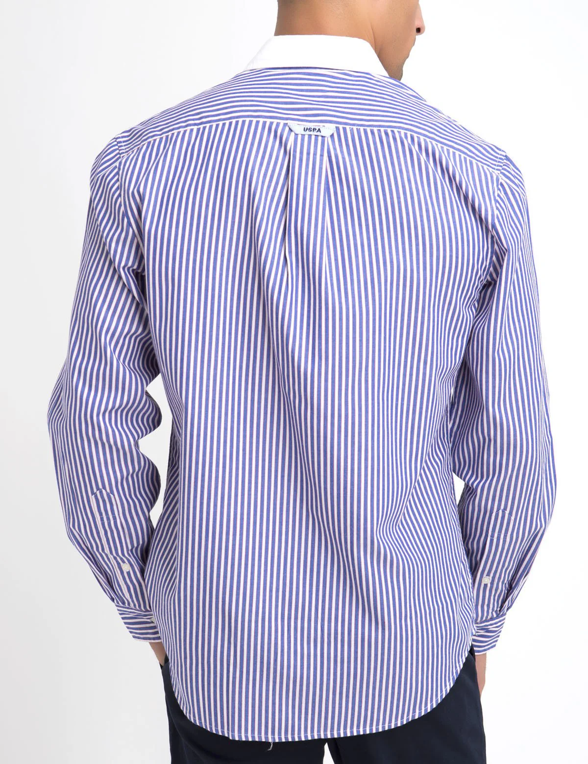 CLASSIC FIT STRIPE SHIRT IN POPLIN - Image 6