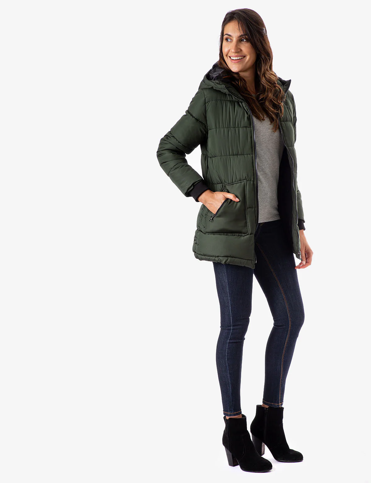 CLASSIC LONG HOODED JACKET - Image 8
