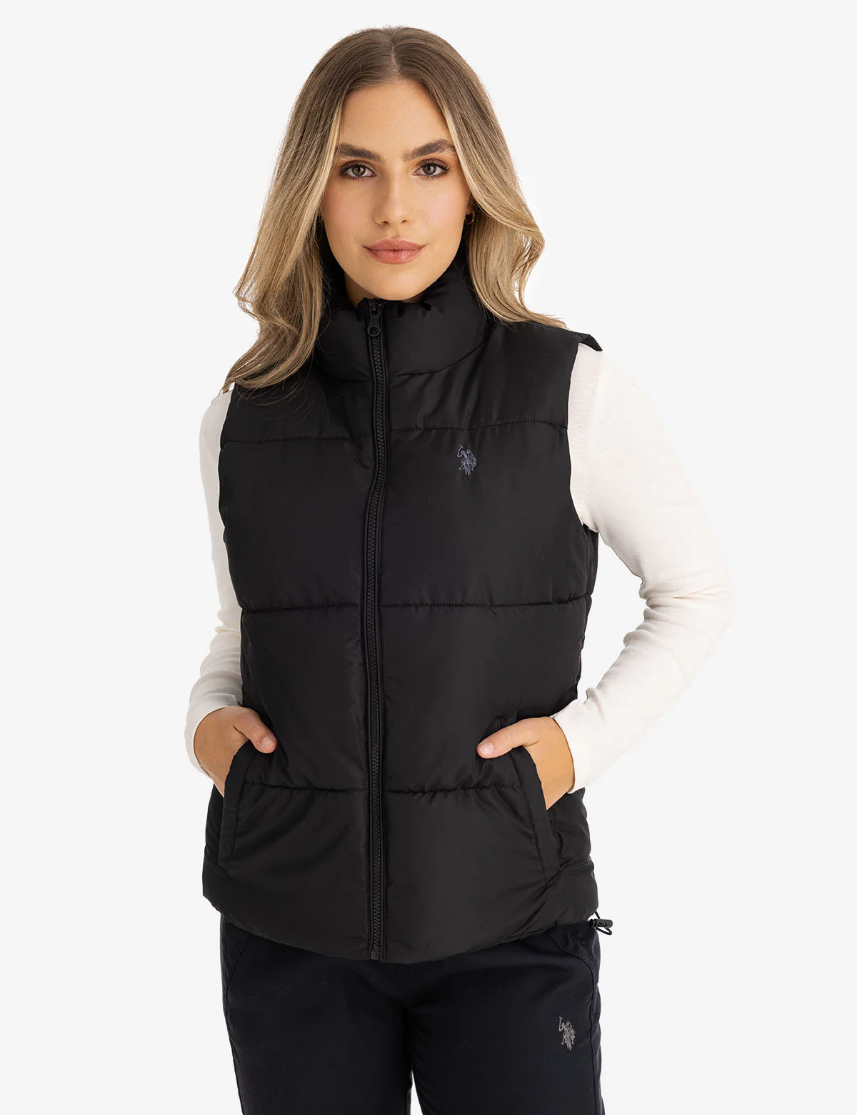 CLASSIC PUFFER VEST WITH ZIP POCKETS - Image 5