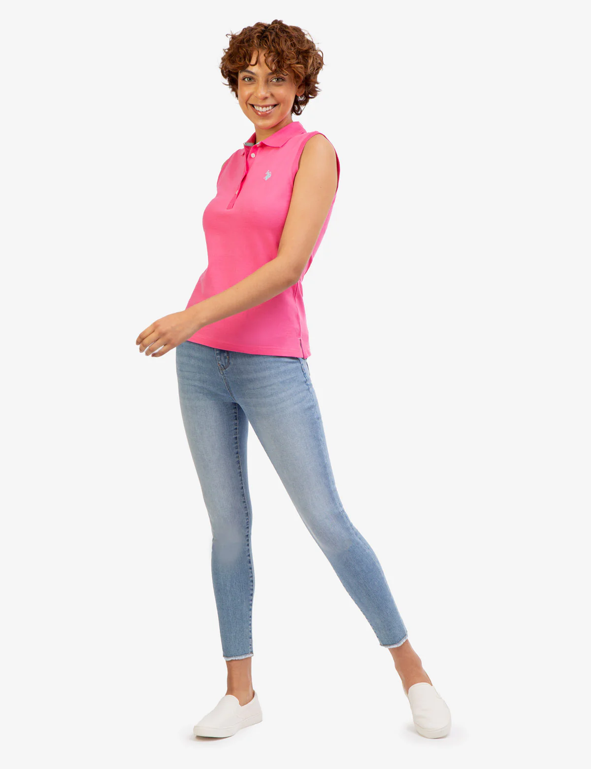 CLASSIC SLEEVELESS POLO SHIRT - Image 2