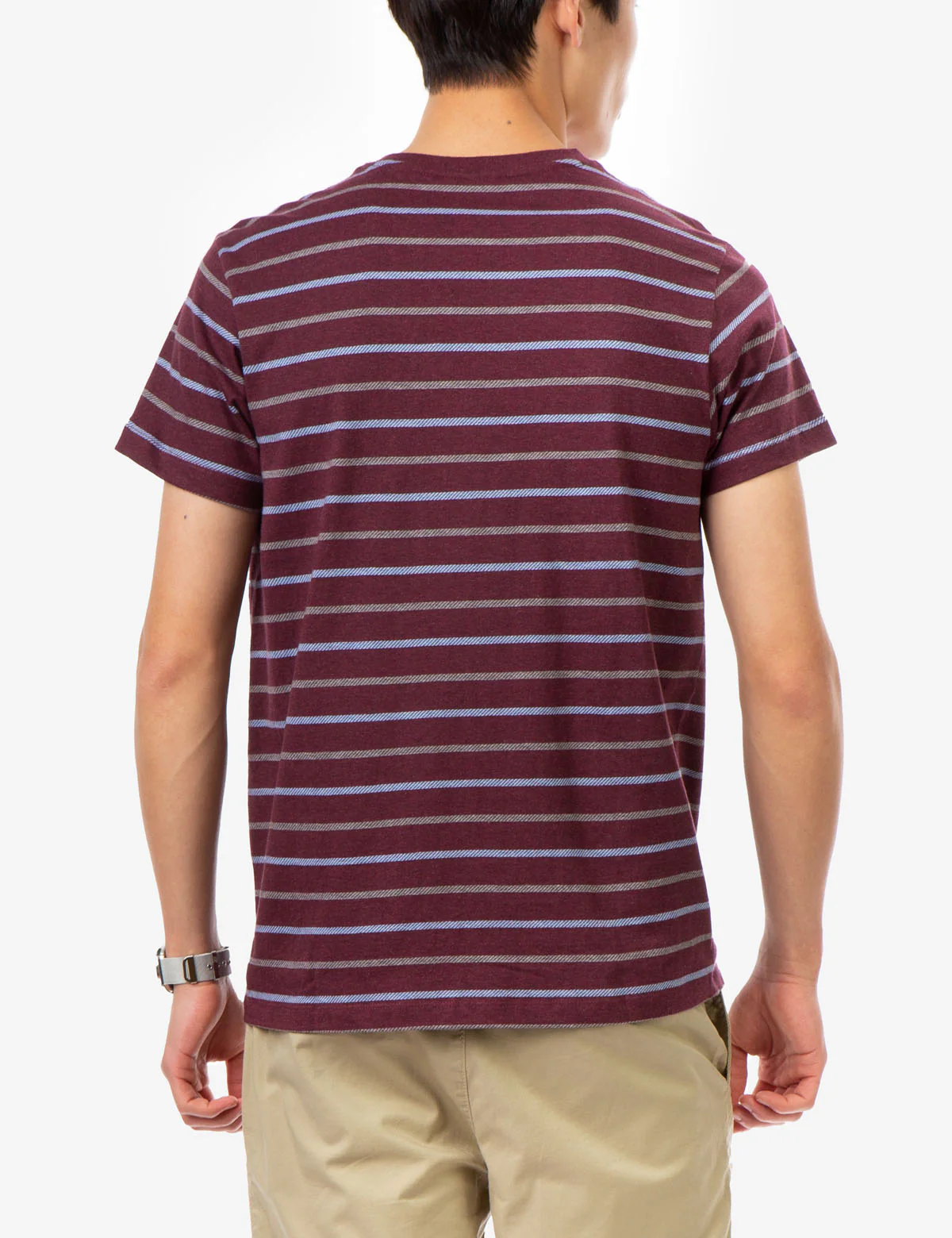 CLASSIC STRIPED CREW NECK T-SHIRT - Image 3