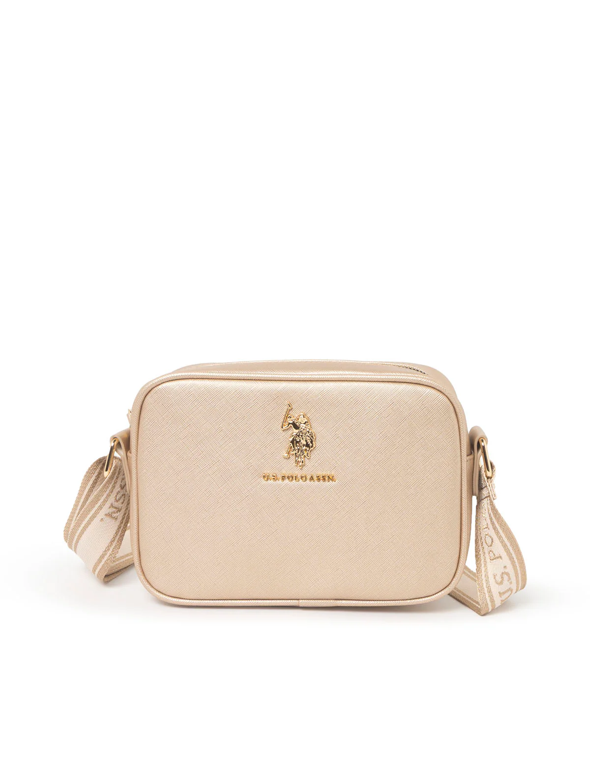 CLASSIC ZIP METALLIC CROSSBODY BAG - Image 6