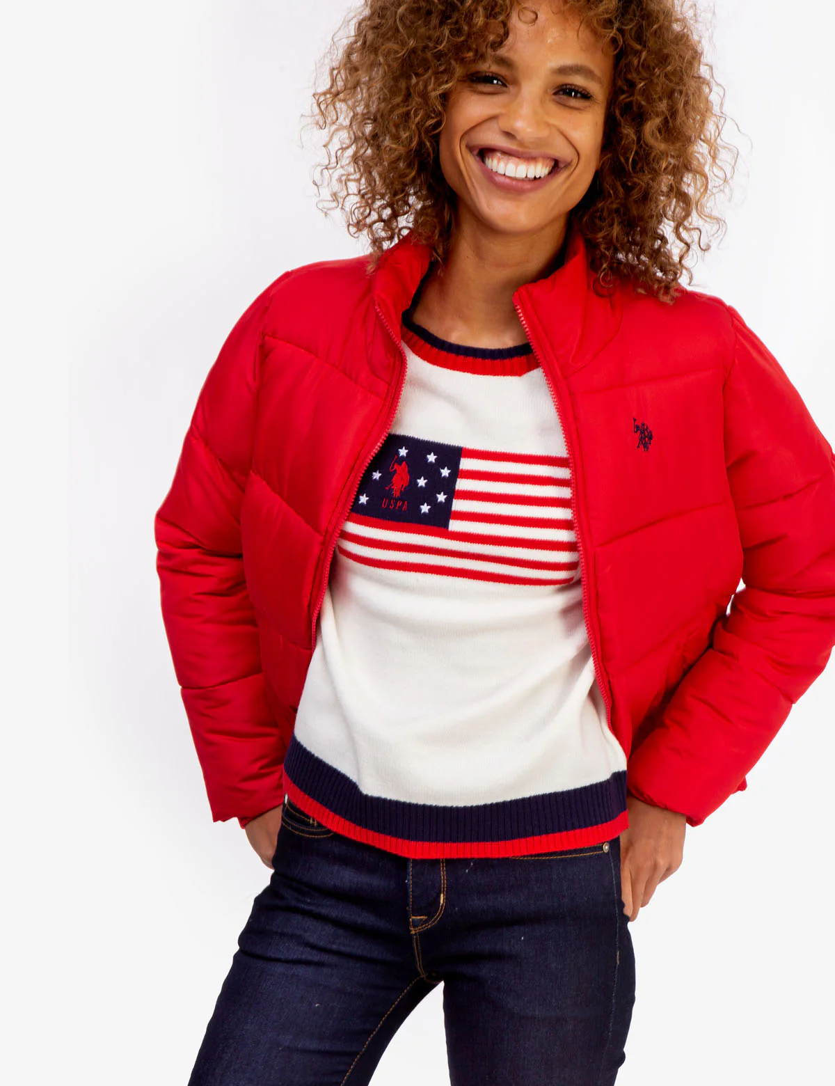 CLASSIC ZIP FRONT PUFFER JACKET - Image 10