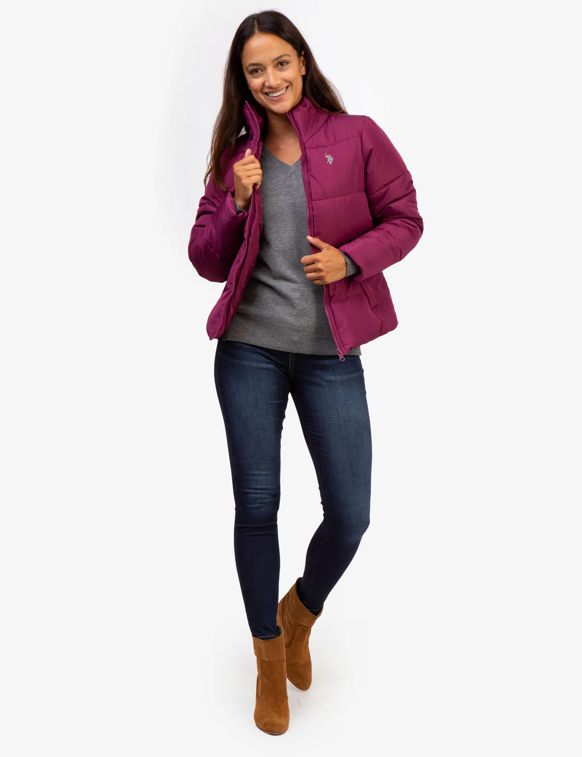 CLASSIC ZIP FRONT PUFFER JACKET - Image 16