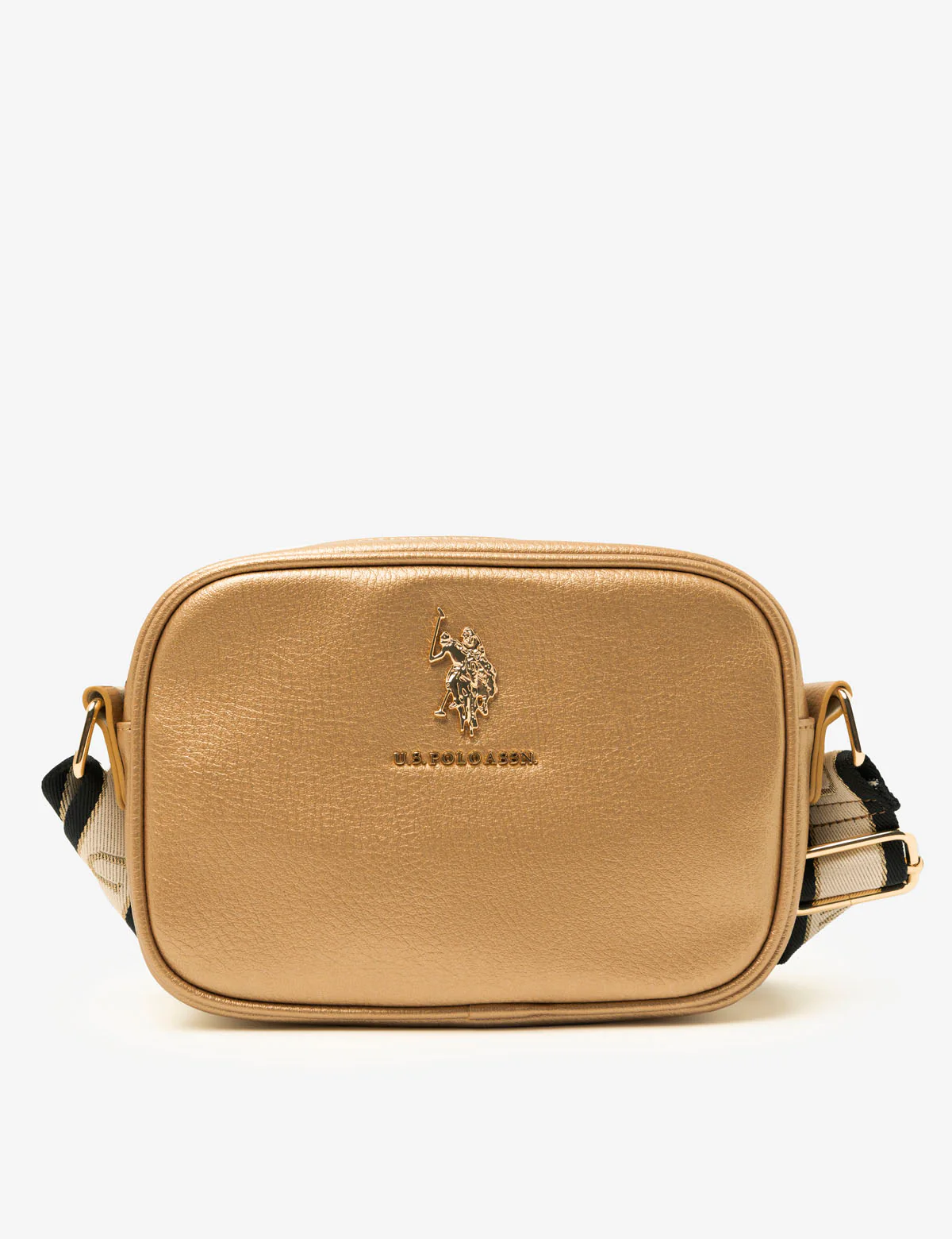 CLASSIC ZIP METALLIC CROSSBODY BAG - Image 4