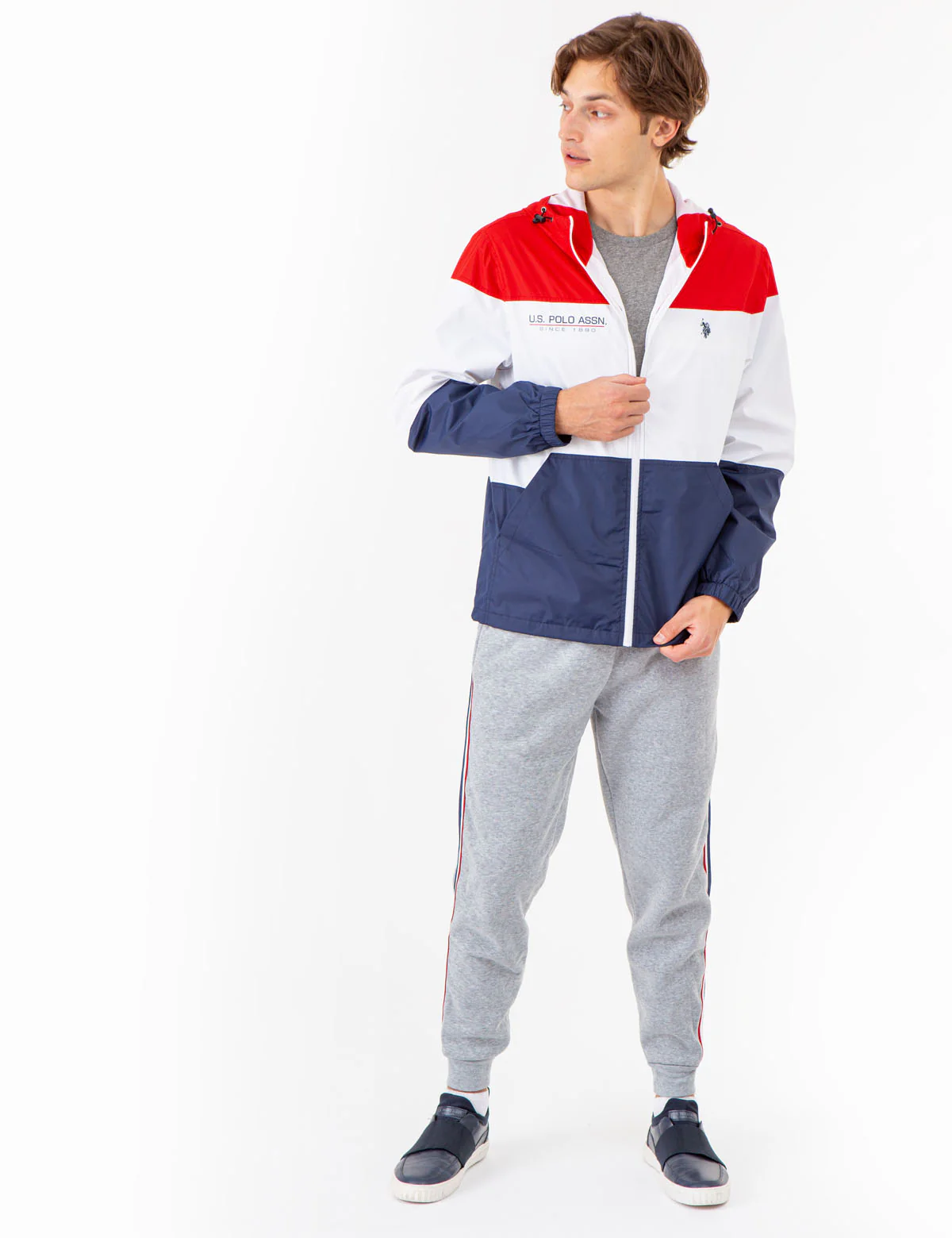 COLOBLOCK USPA LOGO HOODED JACKET - Image 5