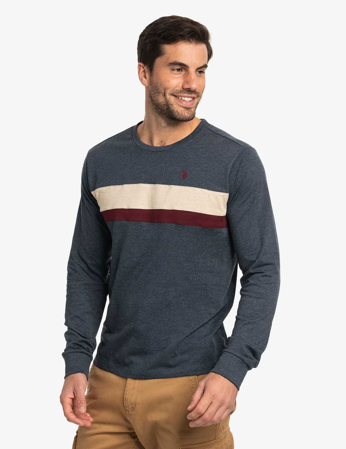 COLORBLOCK LONG SLEEVE JERSEY T-SHIRT - Image 5