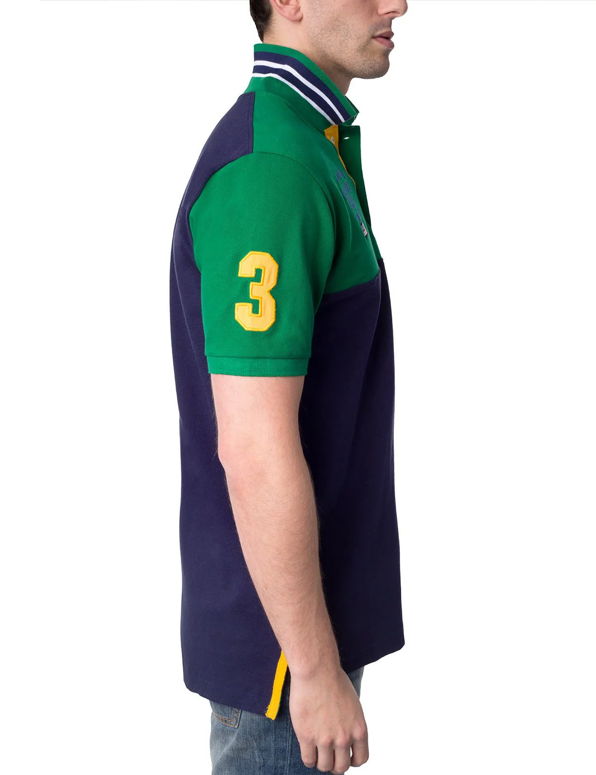 Color Block Polo Shirt - Image 9