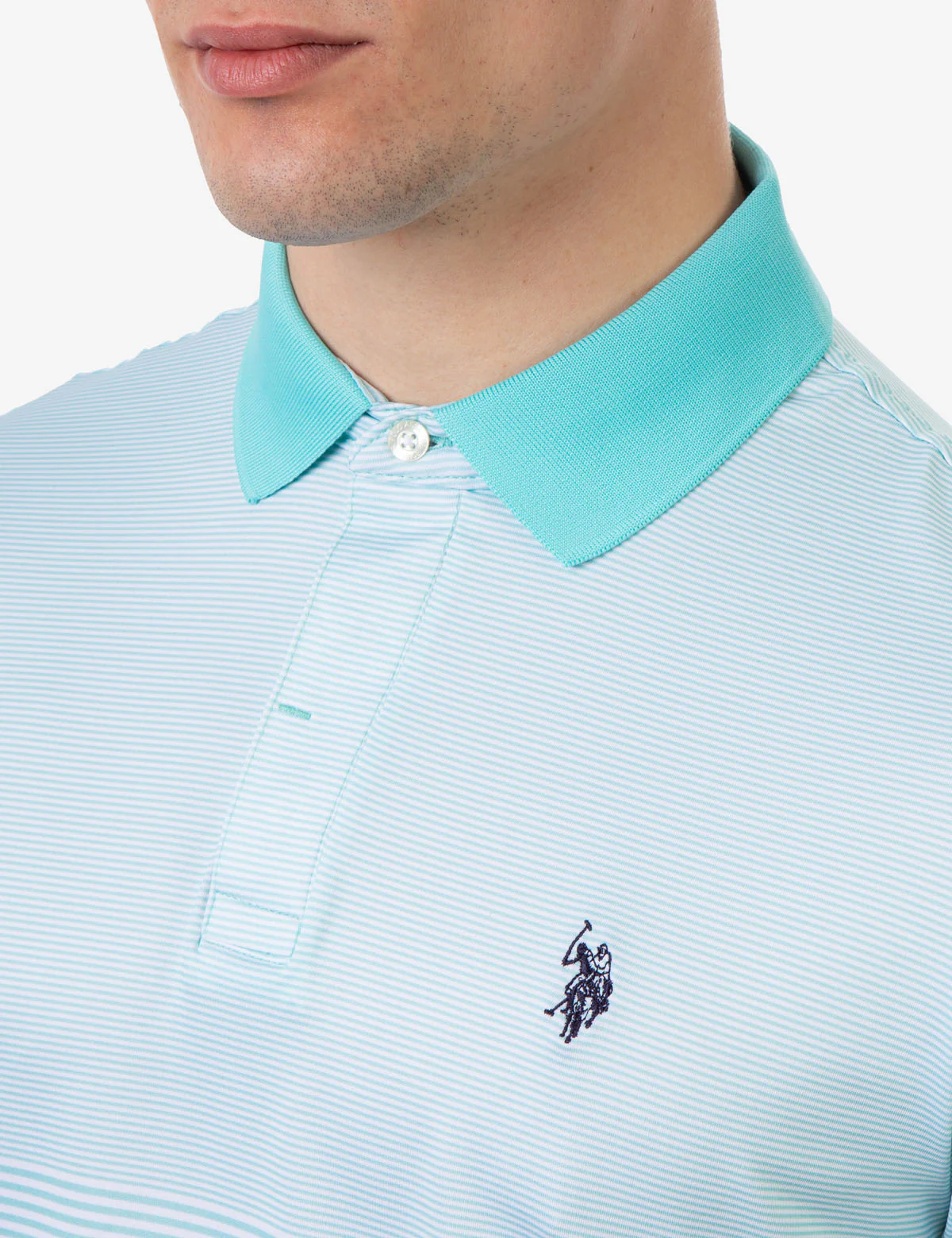COLORBLOCK PRINTED JERSEY POLO SHIRT - Image 14