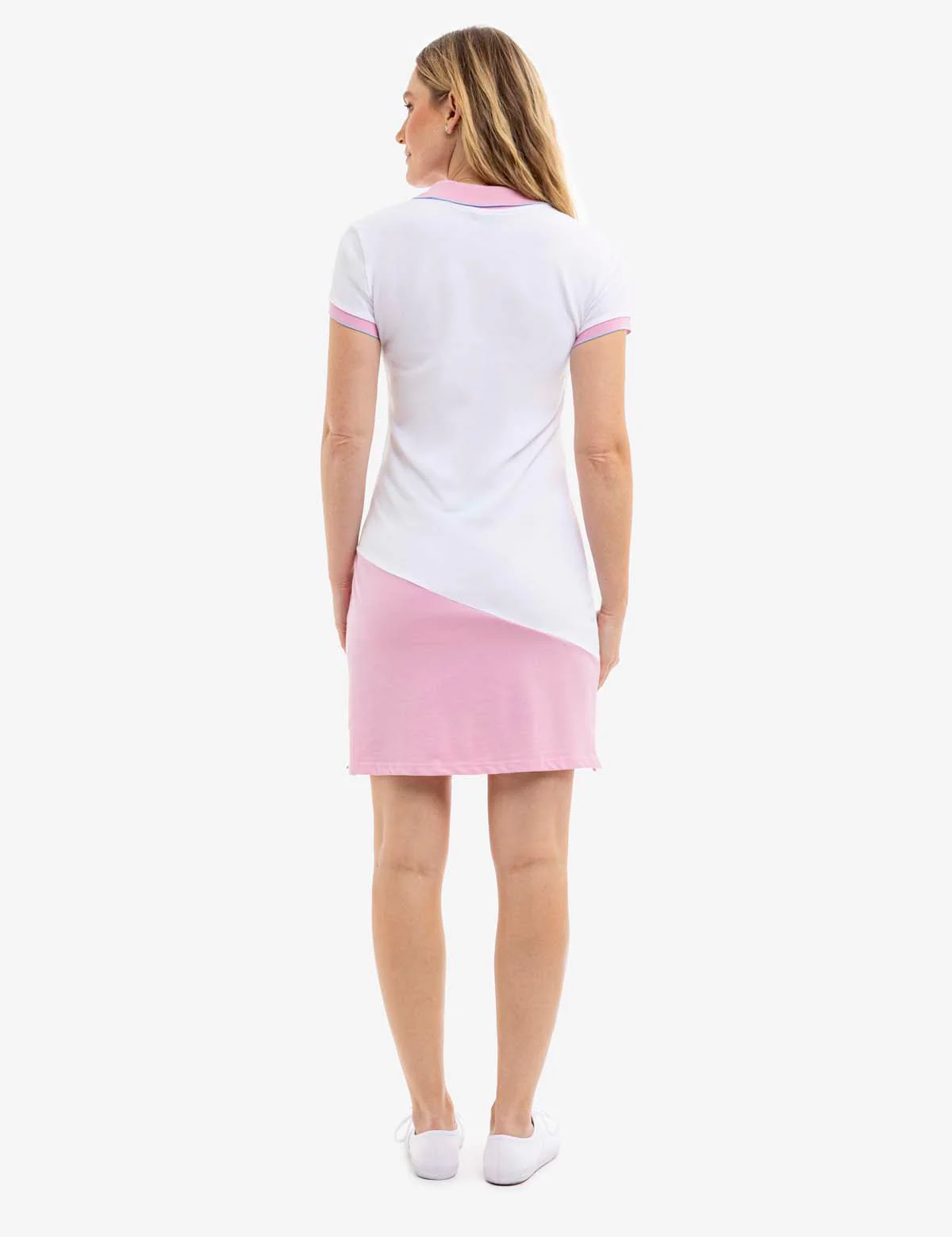 COLORBLOCK BIG LOGO POLO DRESS - Image 4