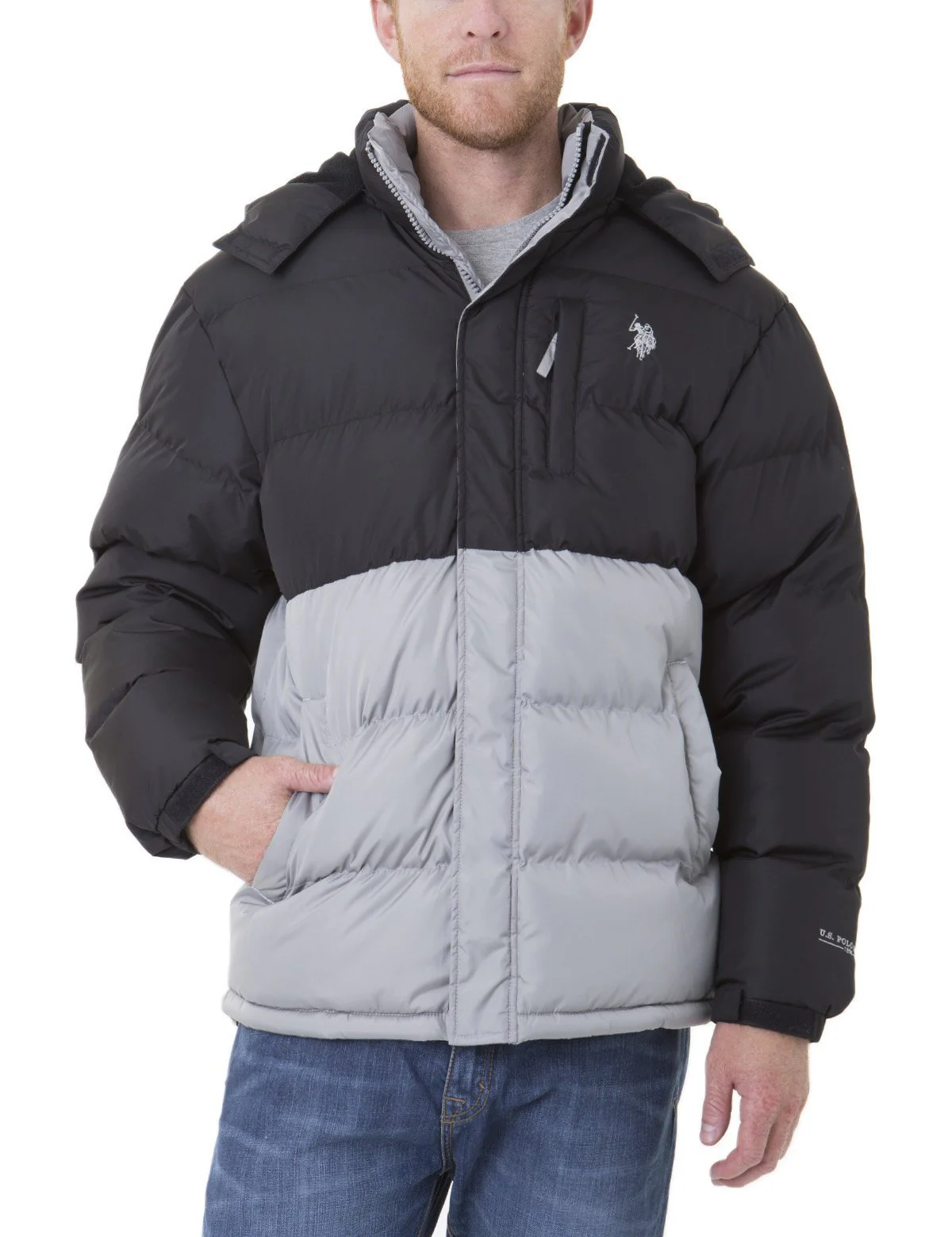 COLORBLOCK BUBBLE JACKET