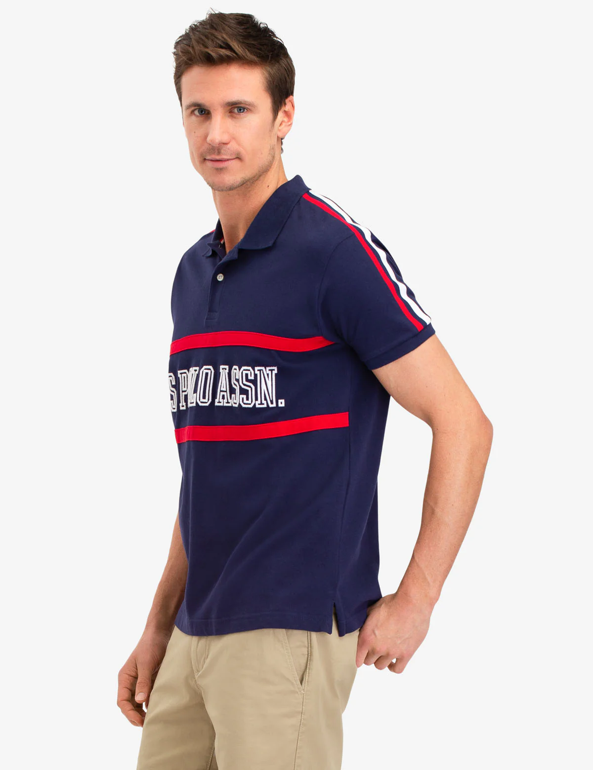 COLORBLOCK CHEST LOGO POLO SHIRT - Image 3