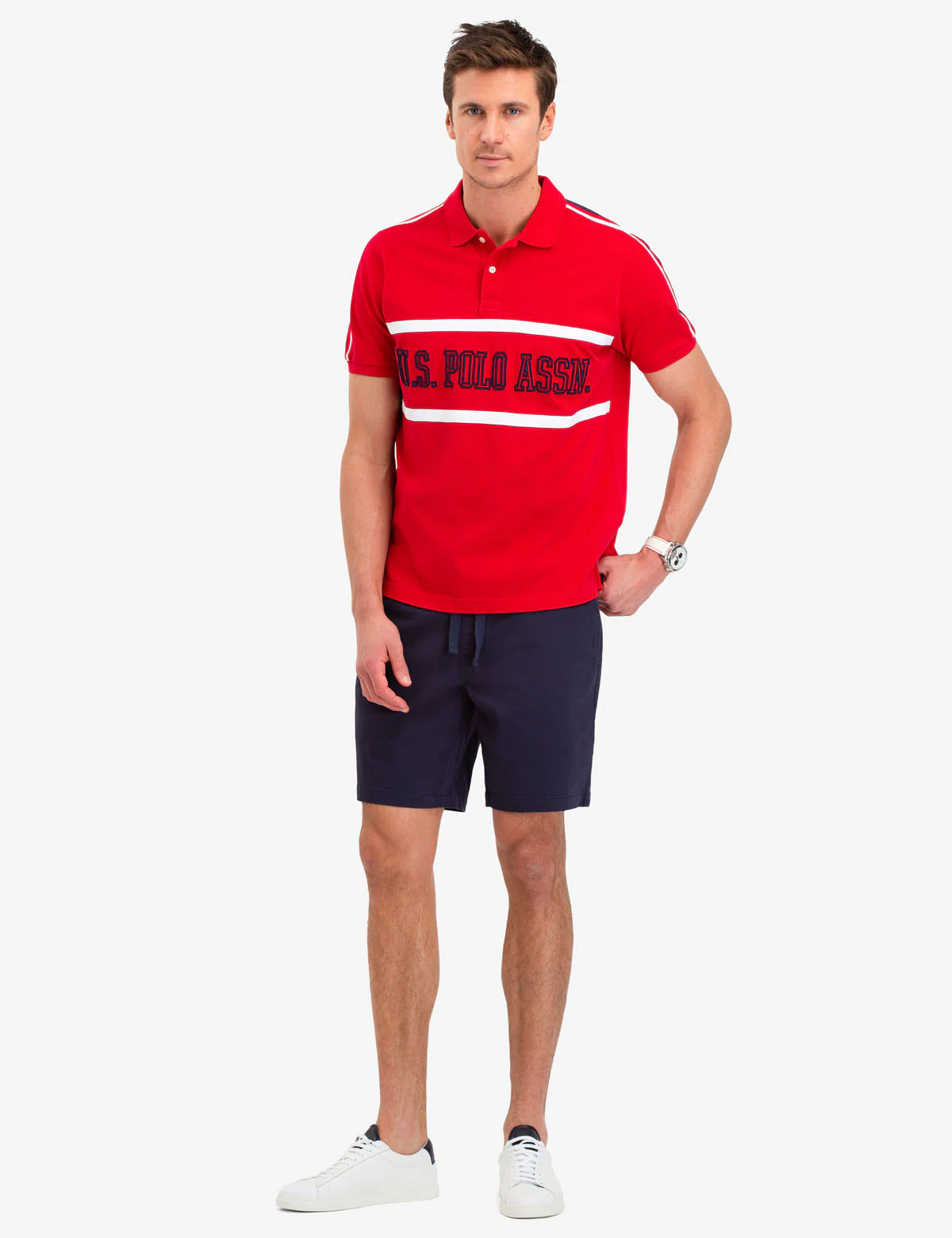 COLORBLOCK CHEST LOGO POLO SHIRT - Image 8