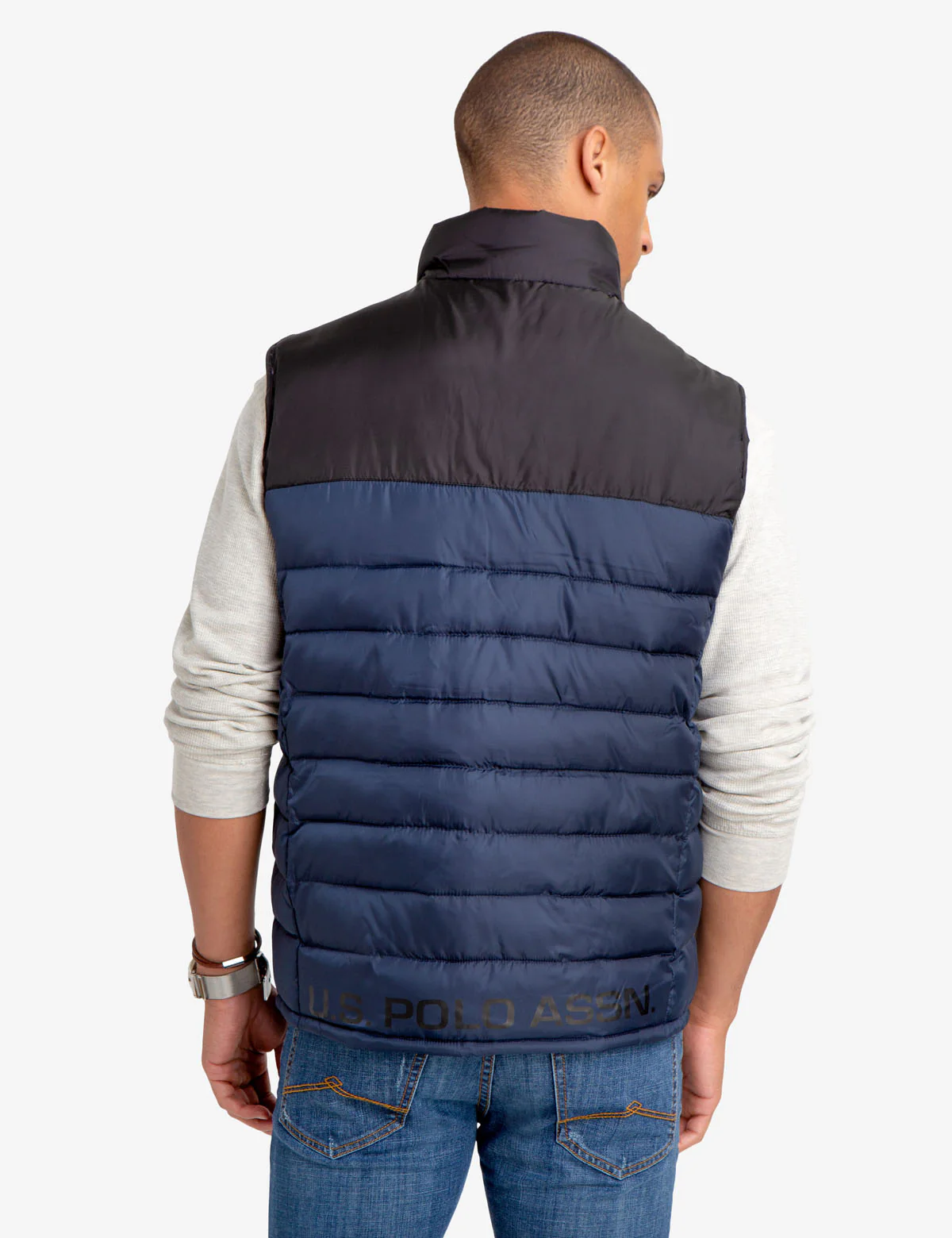 ESSENTIAL COLORBLOCK PUFFER VEST - Image 8