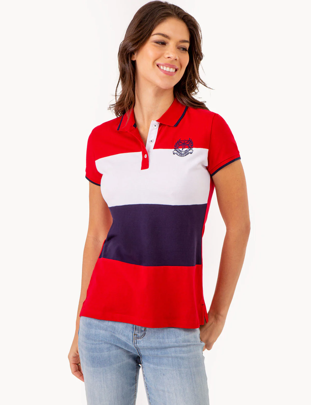 COLORBLOCK CREST LOGO POLO SHIRT - Image 12