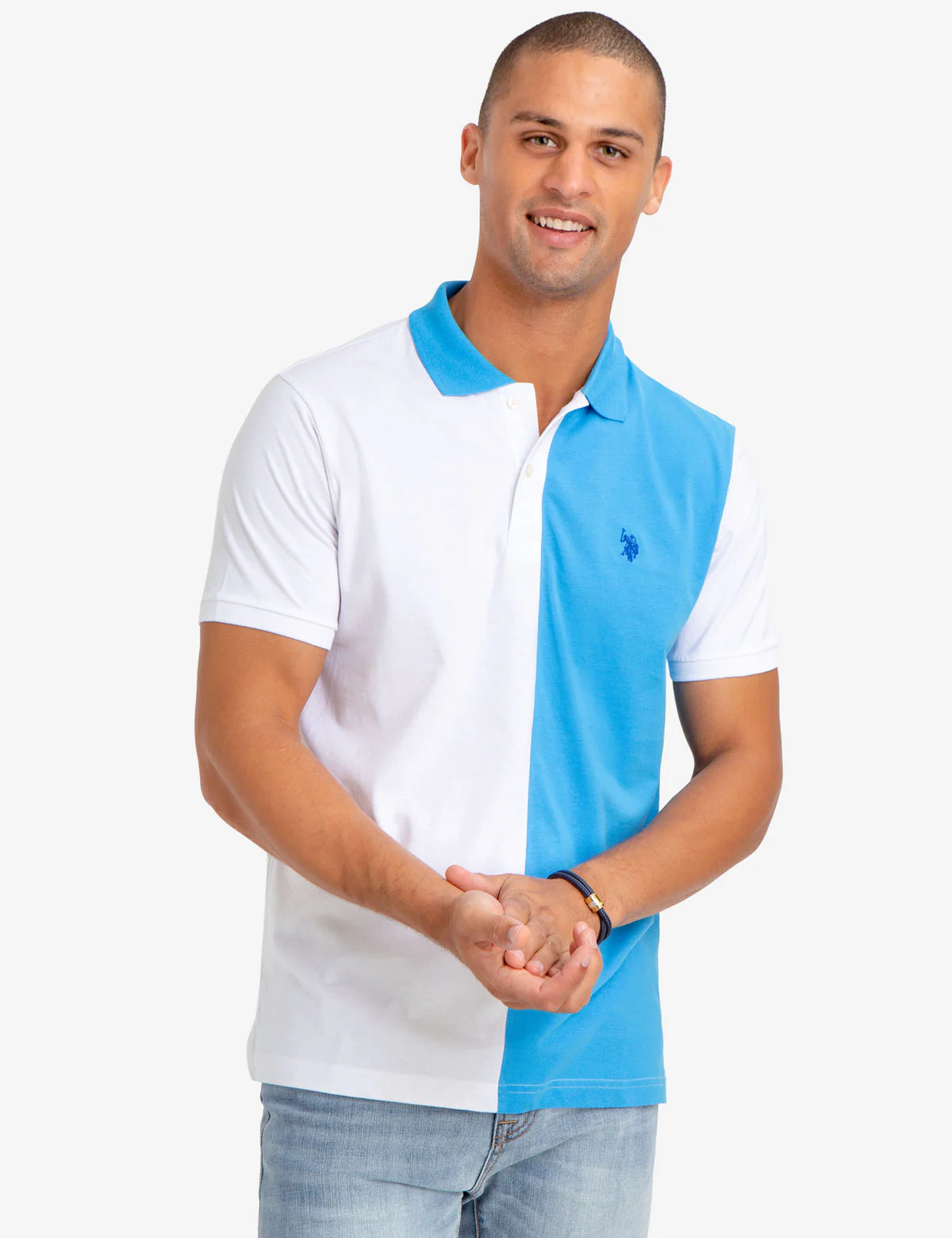 COLORBLOCK JERSEY POLO SHIRT - Image 10