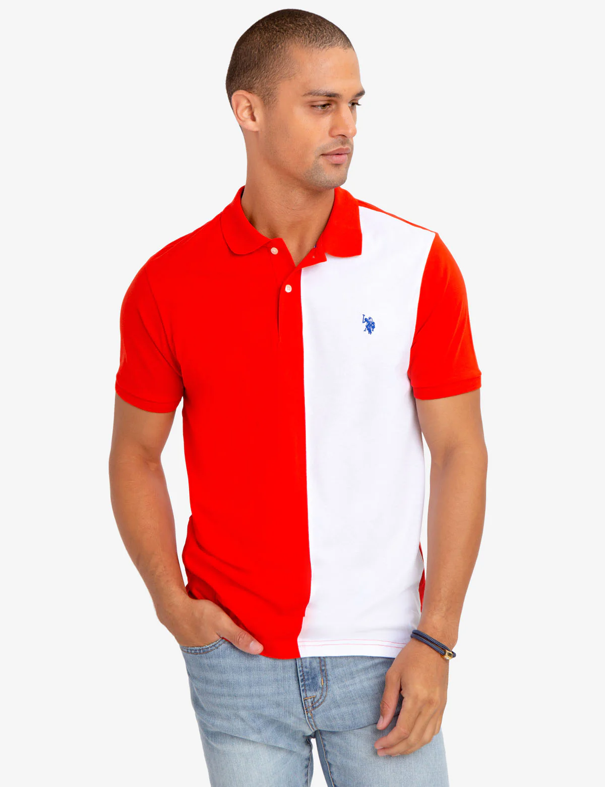 COLORBLOCK JERSEY POLO SHIRT - Image 3