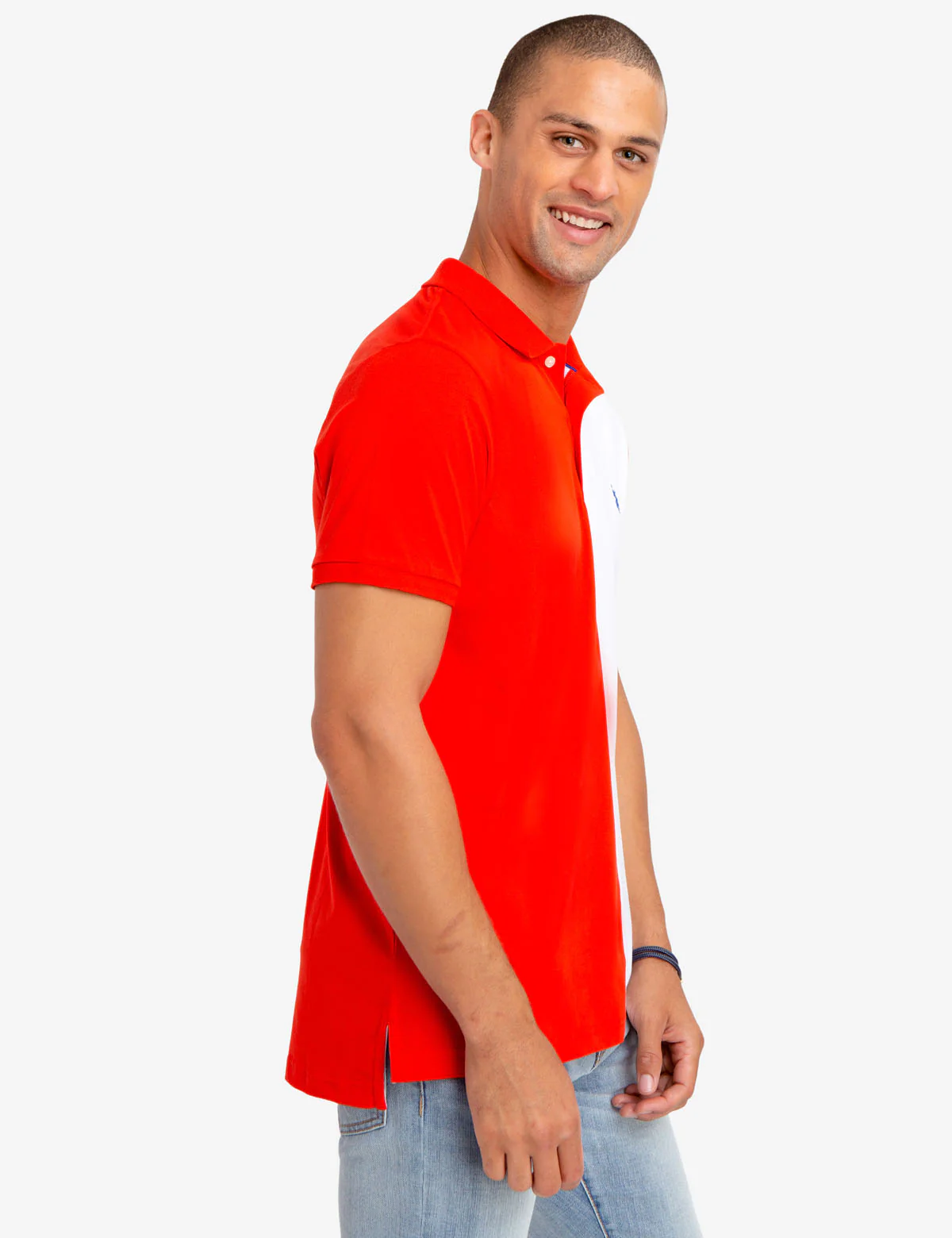 COLORBLOCK JERSEY POLO SHIRT - Image 4