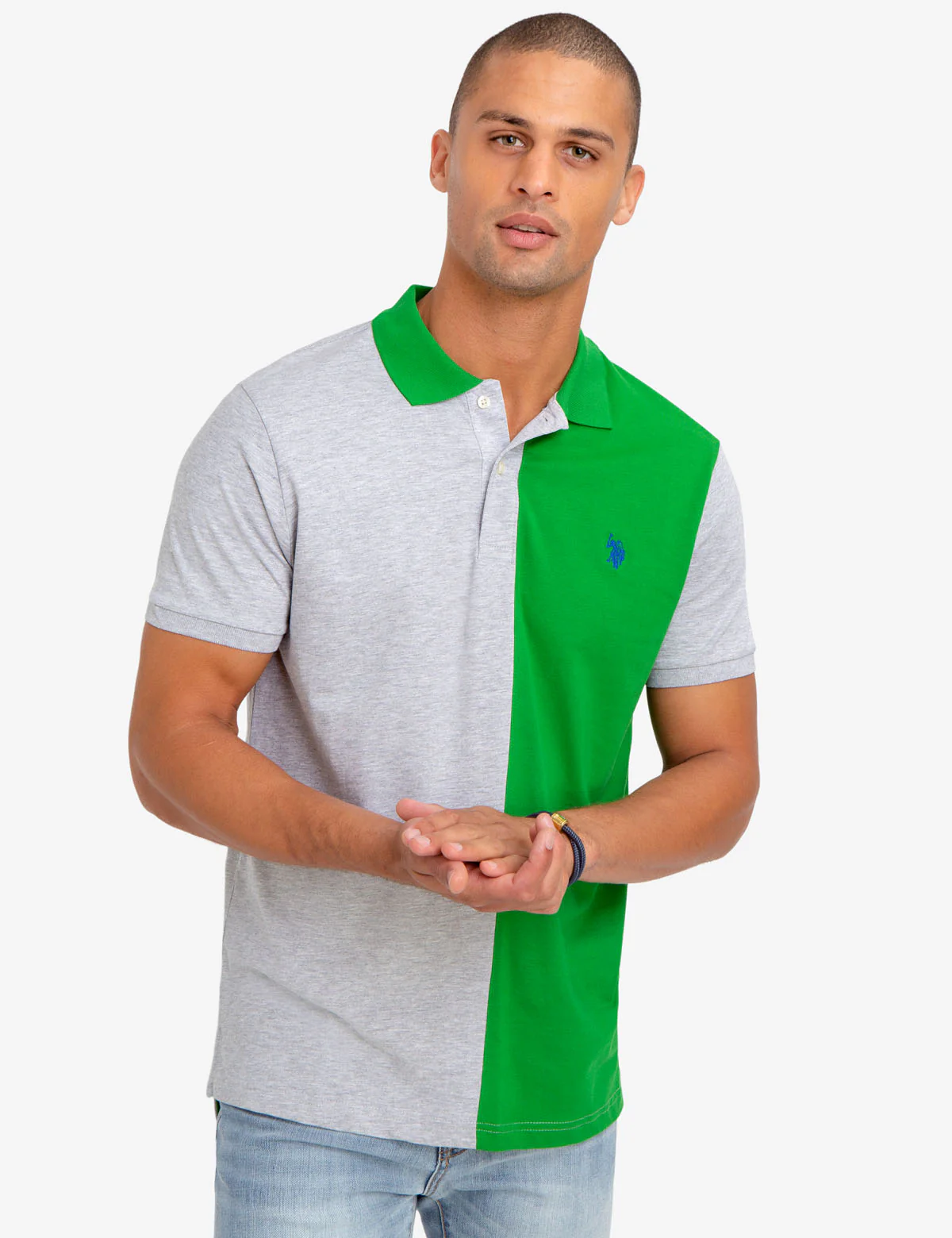 COLORBLOCK JERSEY POLO SHIRT - Image 7