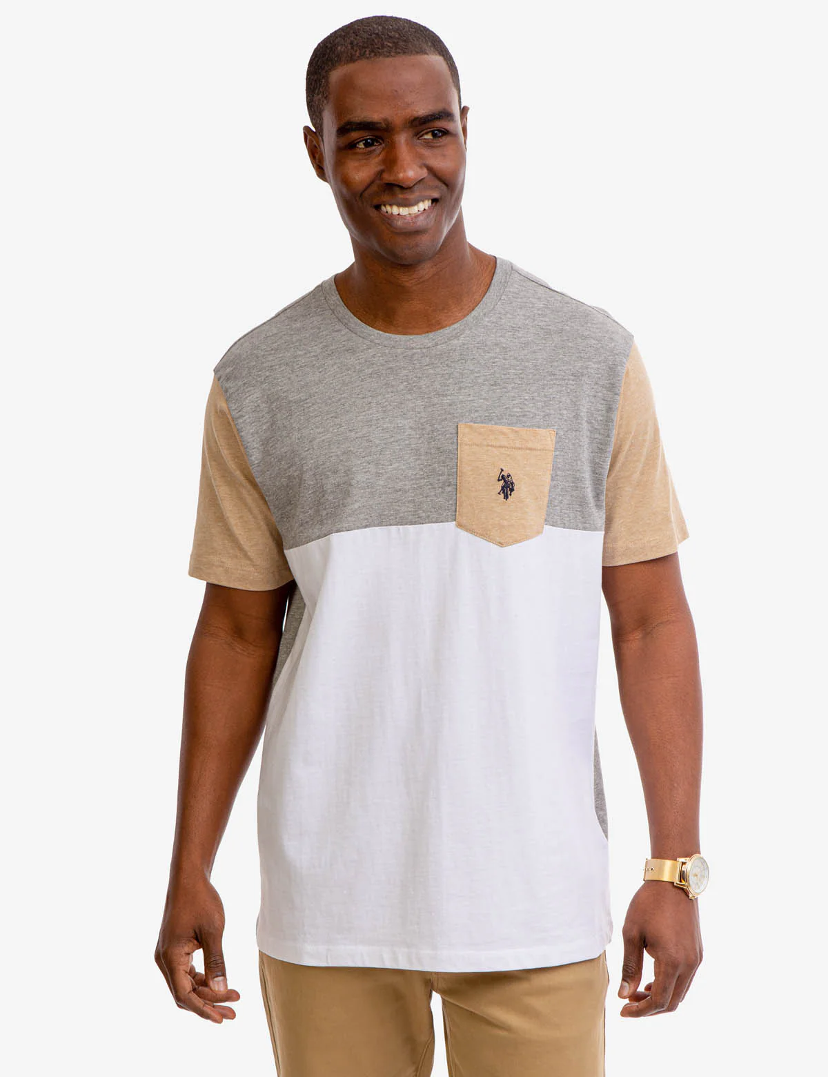 COLORBLOCK JERSEY T-SHIRT WITH POCKET - Image 19