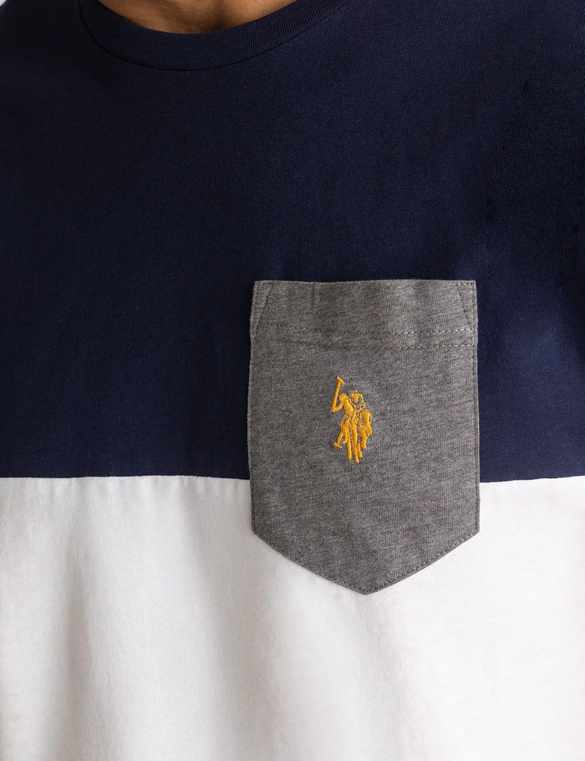COLORBLOCK JERSEY T-SHIRT WITH POCKET - Image 4