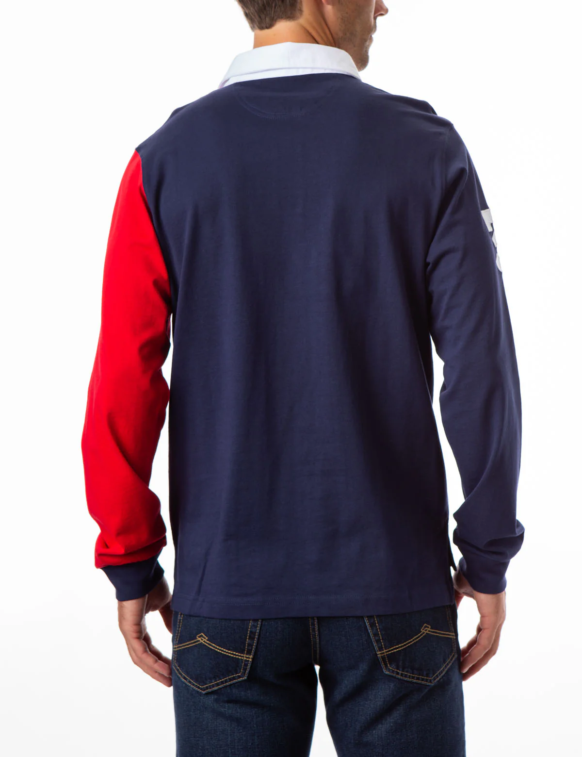 COLORBLOCK LONG SLEEVE POLO SHIRT - Image 4