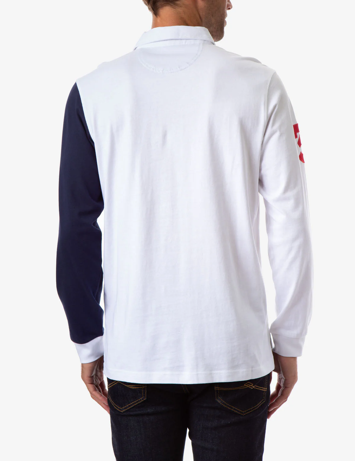 COLORBLOCK LONG SLEEVE POLO SHIRT - Image 9