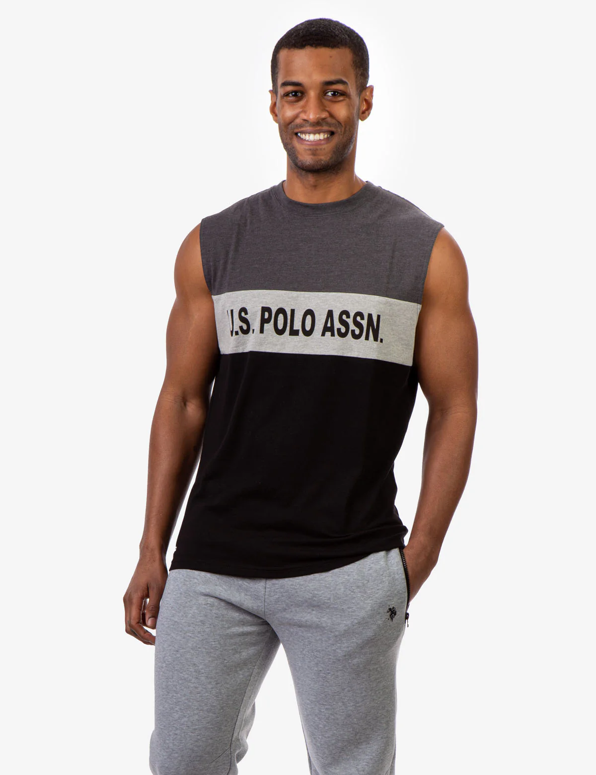 COLORBLOCK MUSCLE TANK - Image 19