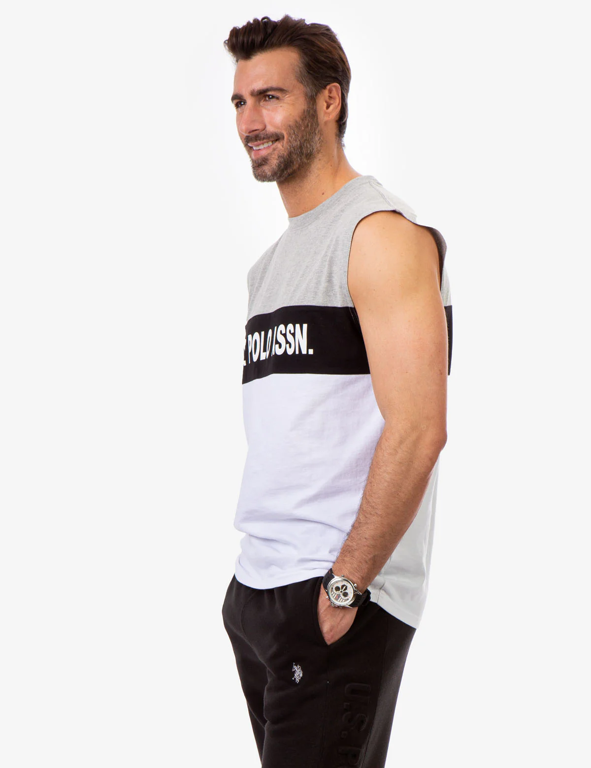 COLORBLOCK MUSCLE TANK - Image 8