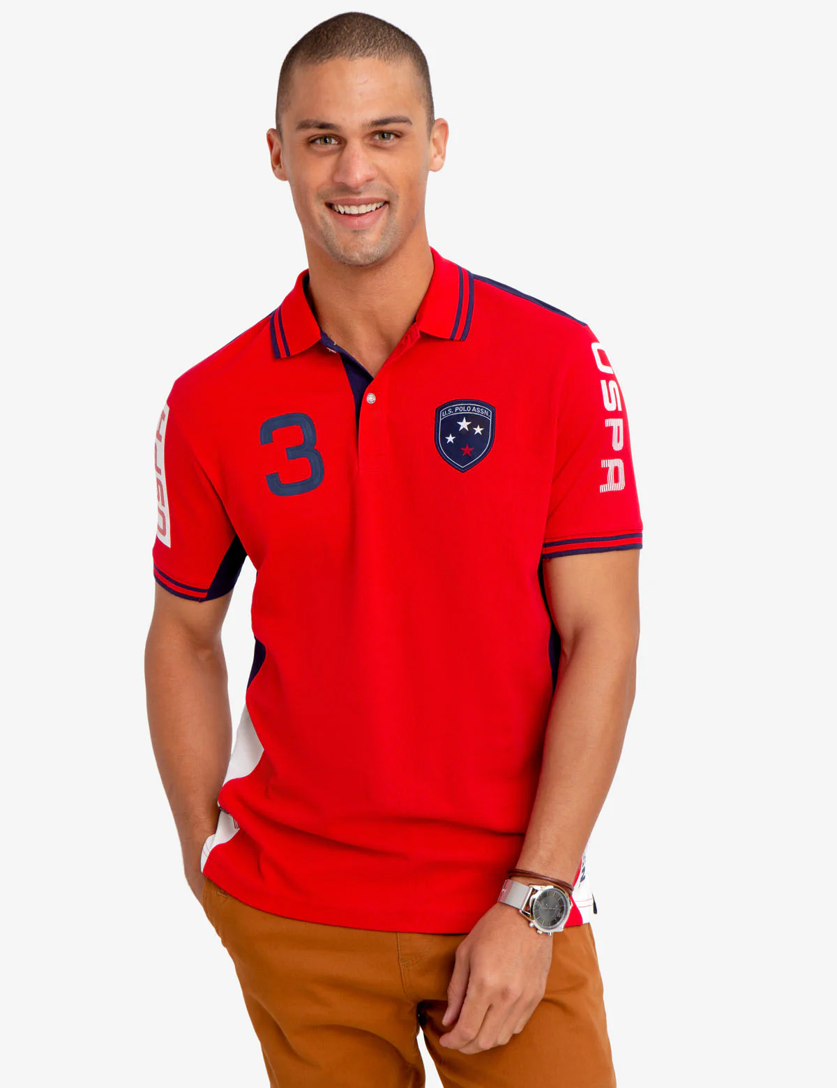 COLORBLOCK PATCH POLO SHIRT - Image 11
