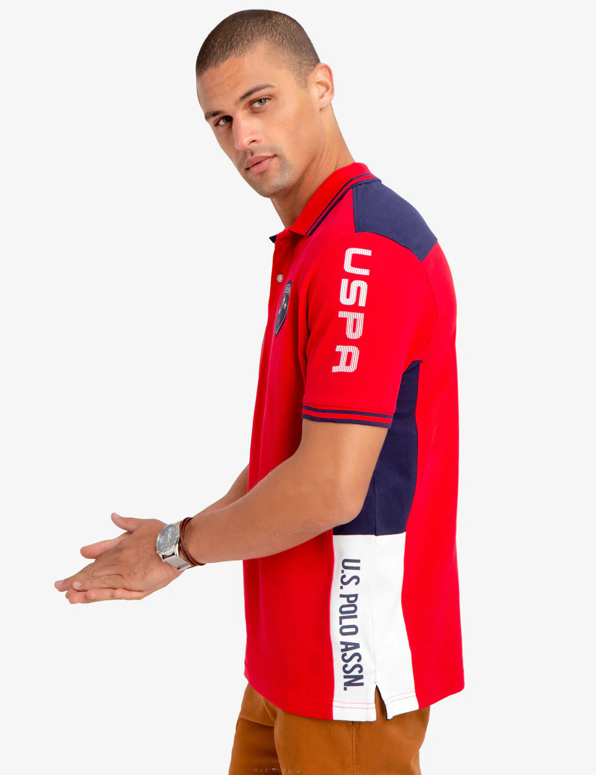 COLORBLOCK PATCH POLO SHIRT - Image 12