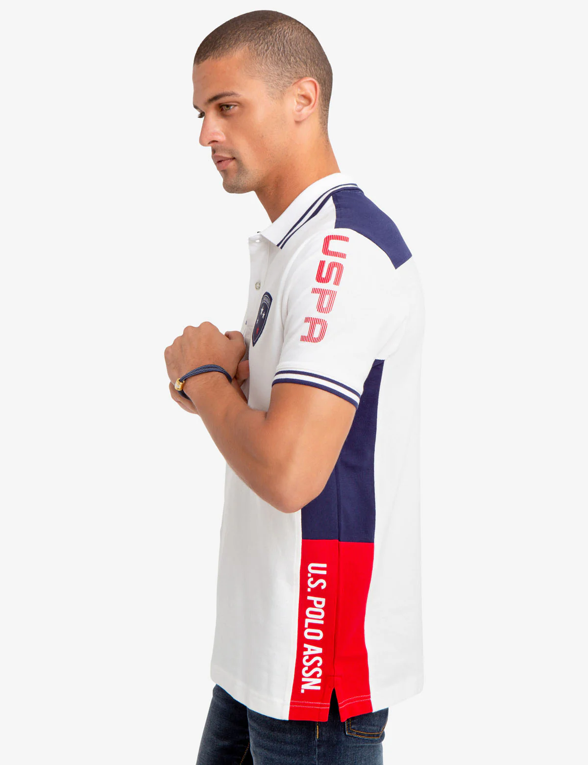 COLORBLOCK PATCH POLO SHIRT - Image 17