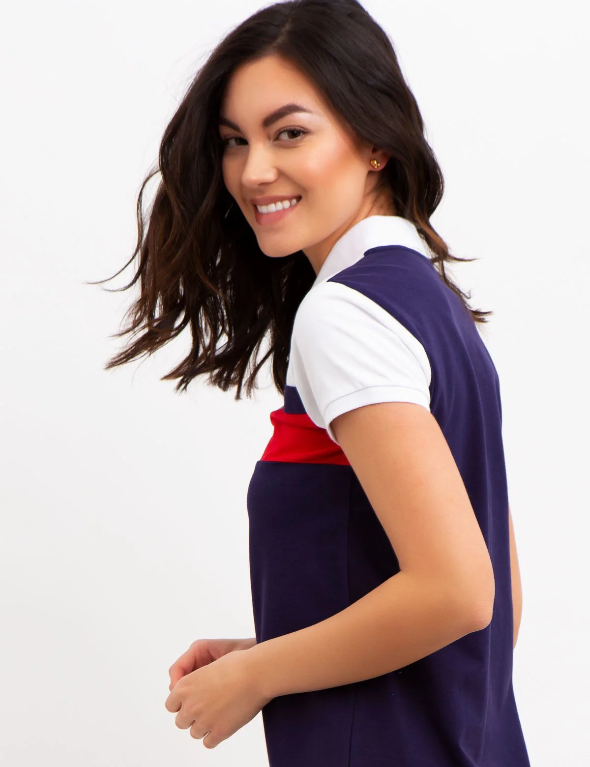 COLORBLOCK POLO DRESS - Image 4