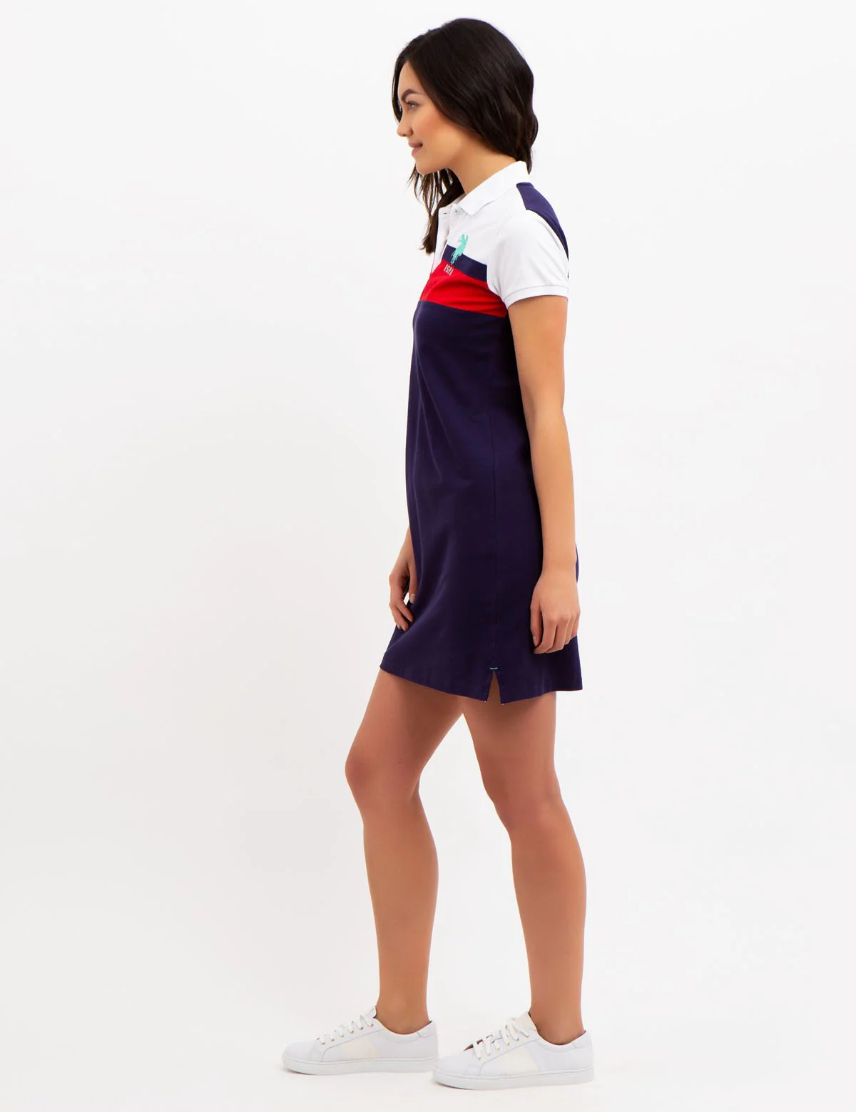 COLORBLOCK POLO DRESS - Image 7