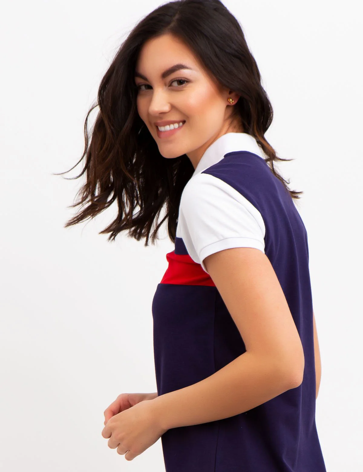 COLORBLOCK POLO DRESS - Image 8