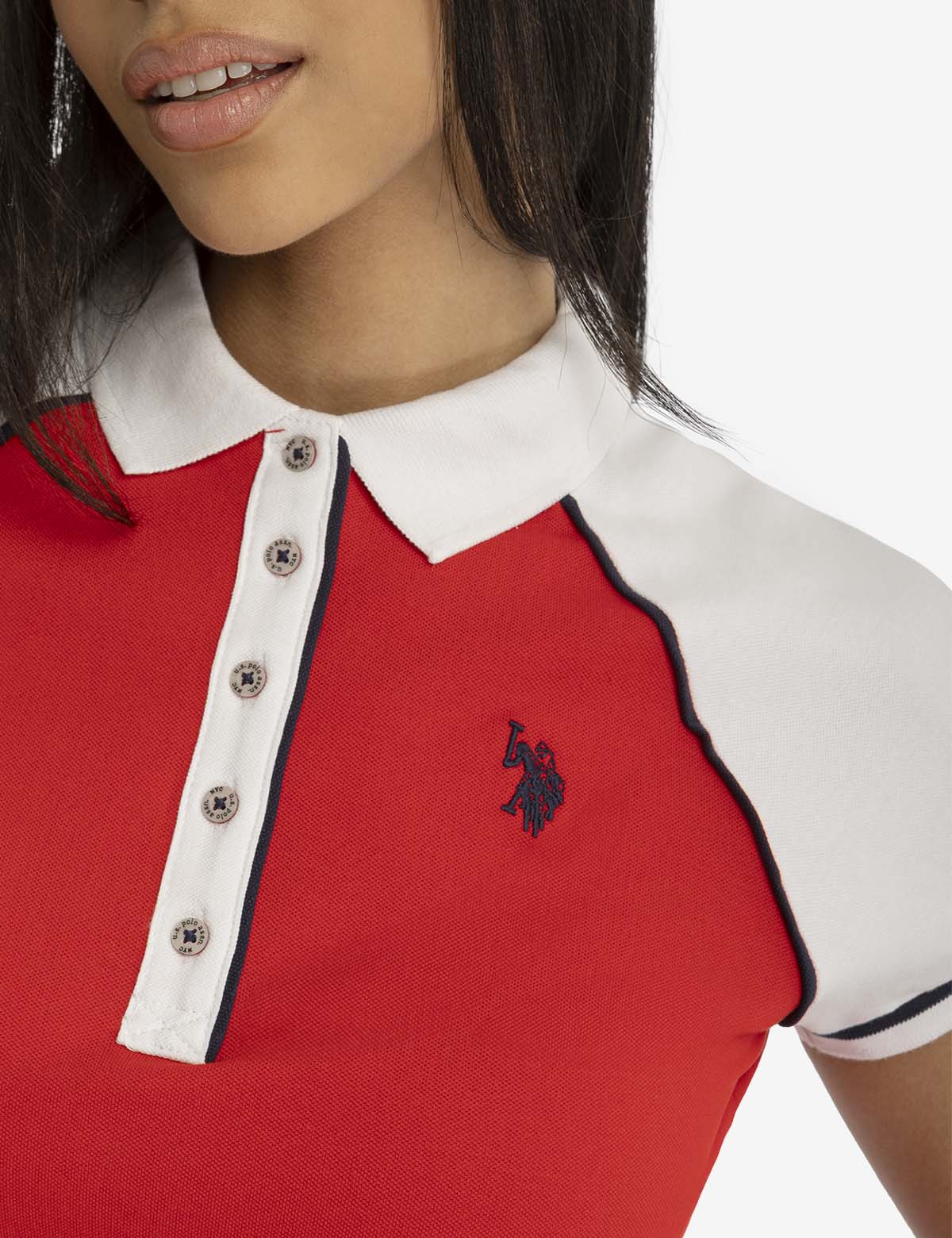 COLORBLOCK RAGLAN POLO SHIRT - Image 4