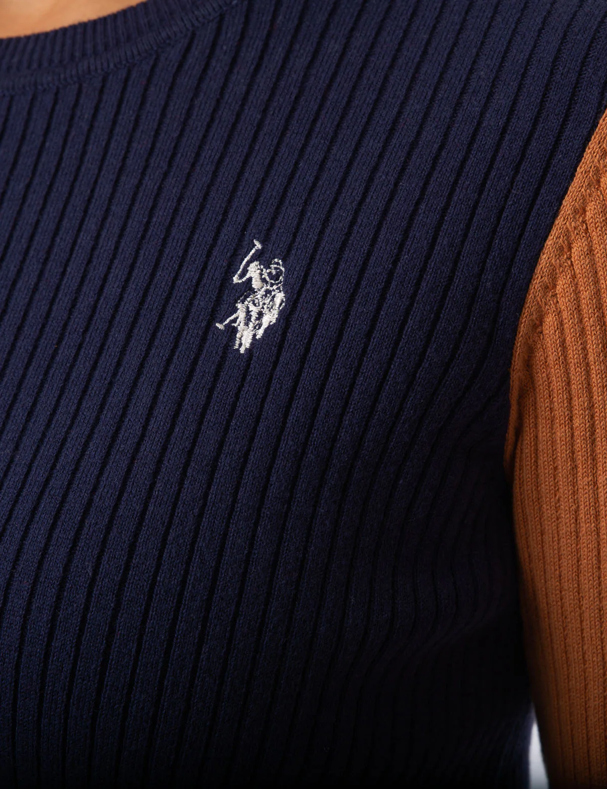 COLORBLOCK RIB KNIT SWEATER - Image 4