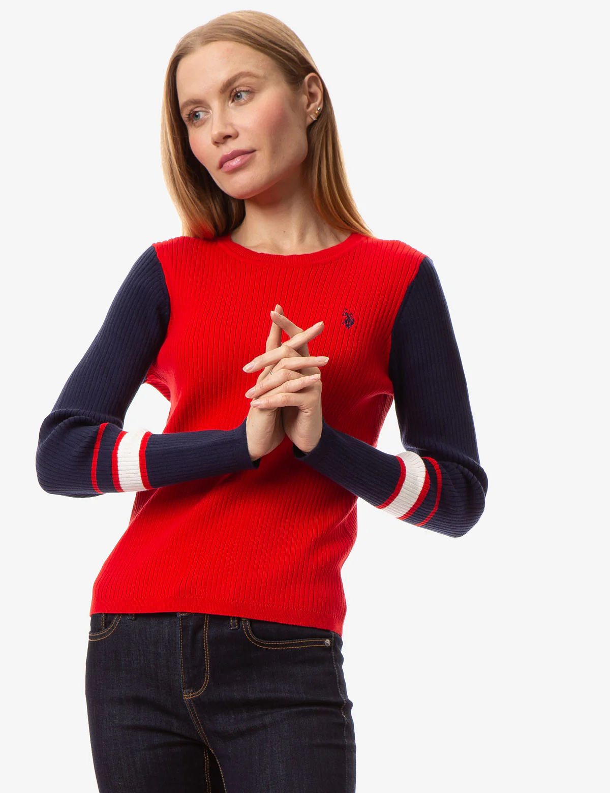COLORBLOCK RIB KNIT SWEATER - Image 5