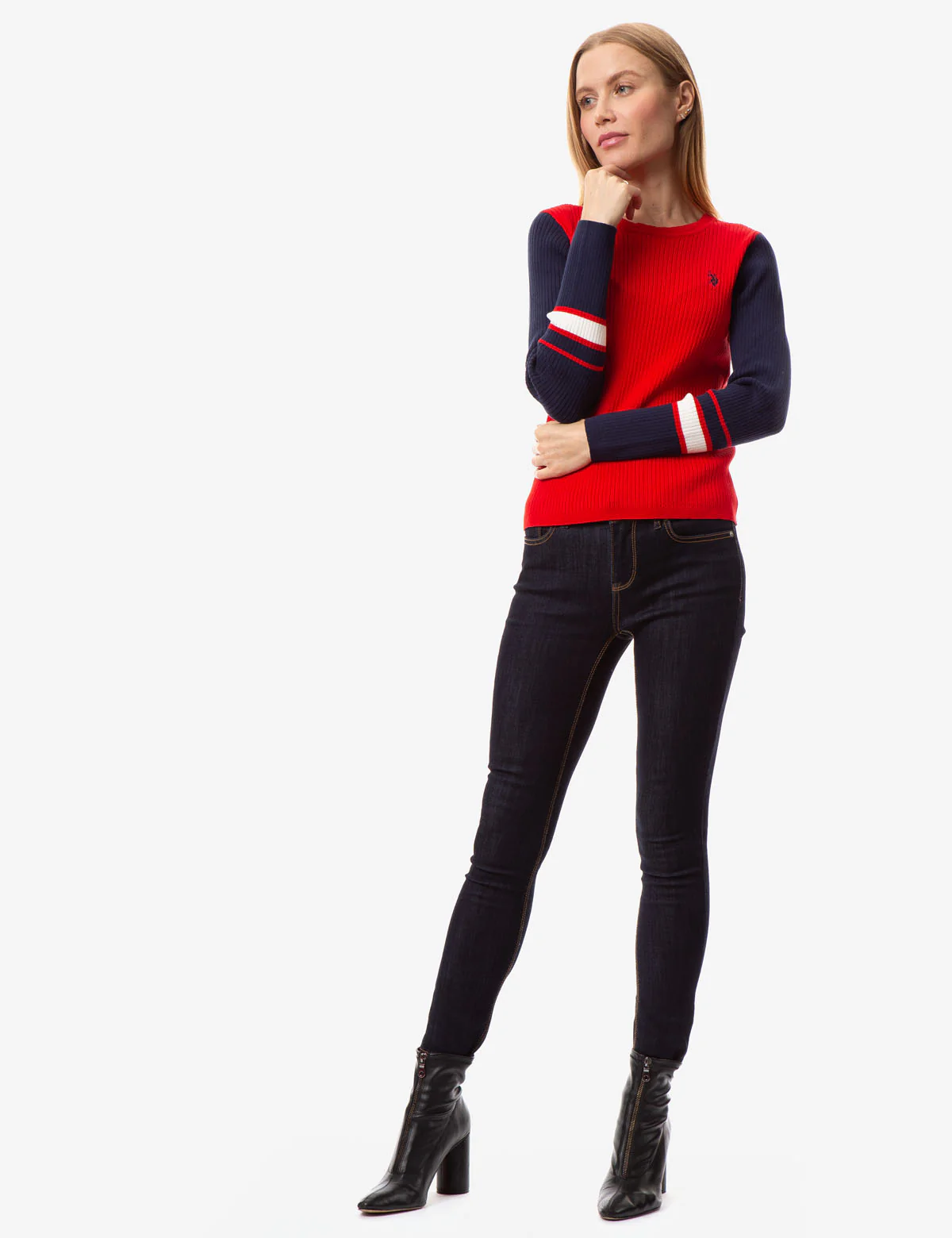 COLORBLOCK RIB KNIT SWEATER - Image 6