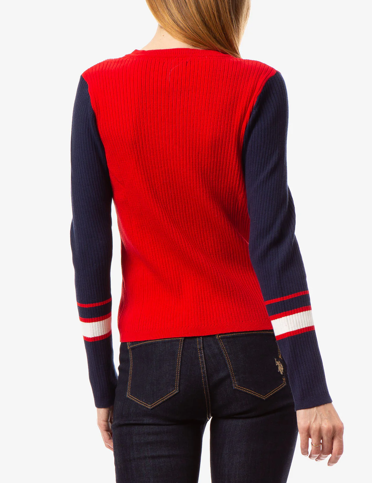 COLORBLOCK RIB KNIT SWEATER - Image 8
