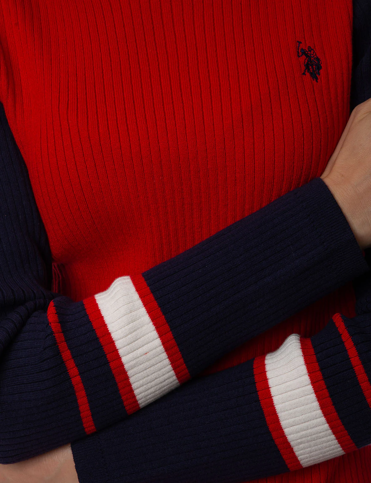 COLORBLOCK RIB KNIT SWEATER - Image 9