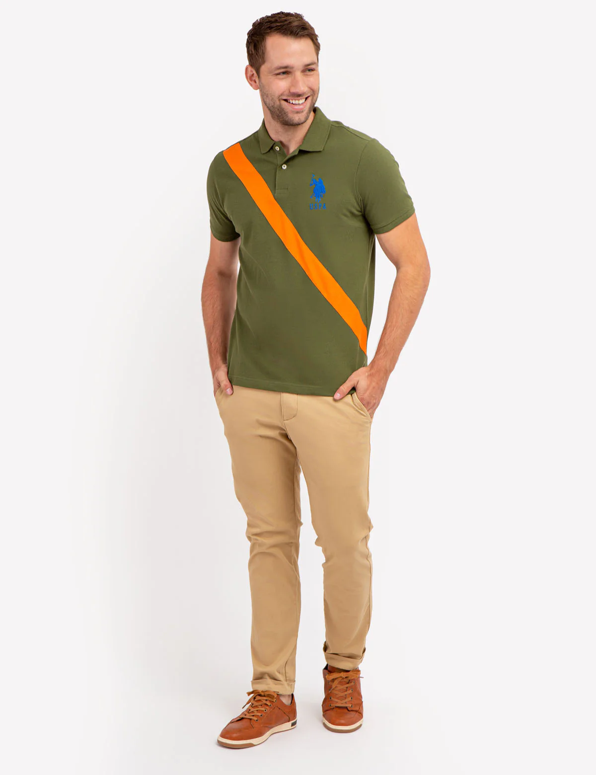 COLORBLOCK SASH FRONT PIQUE POLO SHIRT - Image 10