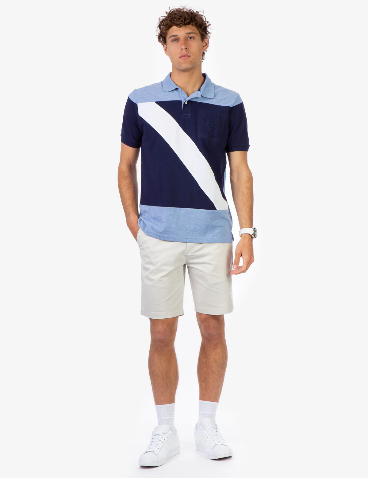COLORBLOCK SASH PIQUE POLO SHIRT - Image 7